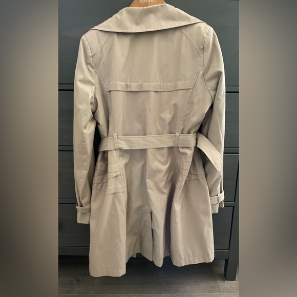 EUC Tan Nicole by Nicole Miller Belted Coat - Picture 4 of 5